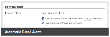 Automatic E-mail Alerts