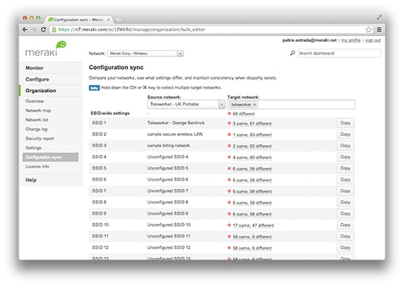 Configuration sync via tagging