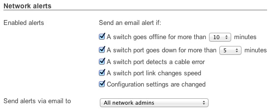 Automated monitoring and alerts