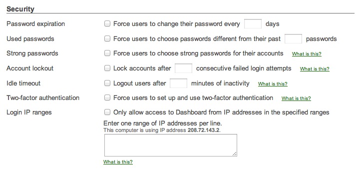 Strengthen your password policies