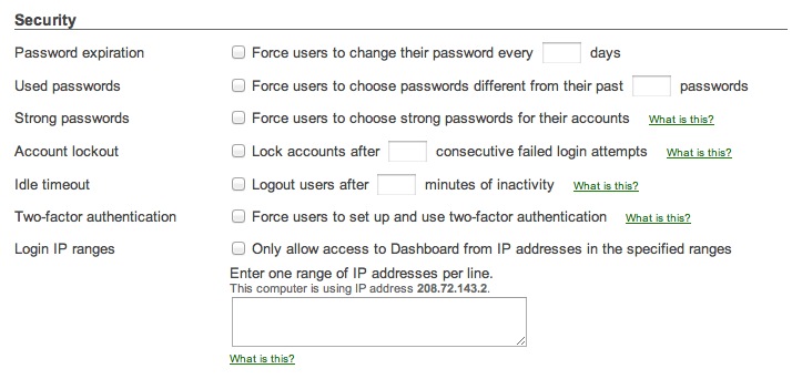 Strengthen your password policies