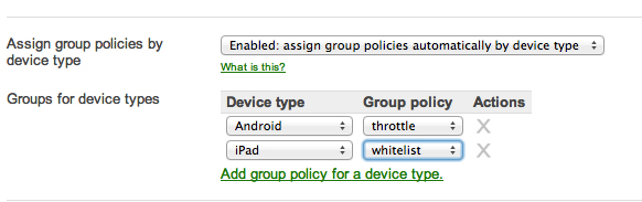 Device-Based Group Policies